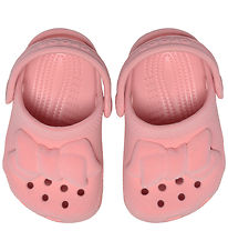 Crocs Sandaler - Crocs Littles Velvet Bow - Powder Pink Crocs Sandaler - Crocs Littles Velvet Bow - Powder Pink