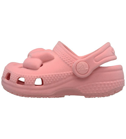Crocs Sandaler - Crocs Littles Velvet Bow - Powder Pink Crocs Sandaler - Crocs Littles Velvet Bow - Powder Pink