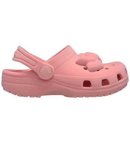 Crocs Sandaler - Classic Velvet Bow Clog T - Powder Pink Crocs Sandaler - Classic Velvet Bow Clog T - Powder Pink