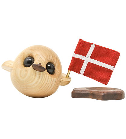 FableWood Ælling m. Flag - Pick-Me-Up Villy - 10 cm - Natur FableWood Ælling m. Flag - Pick-Me-Up Villy - 10 cm - Natur