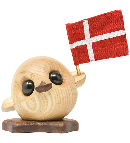 FableWood Ælling m. Flag - Pick-Me-Up Villy - 10 cm - Natur FableWood Ælling m. Flag - Pick-Me-Up Villy - 10 cm - Natur