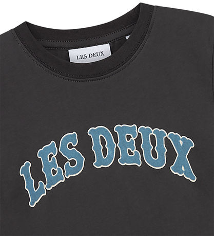 Les Deux T-shirt - Brady Western - Raven Grey