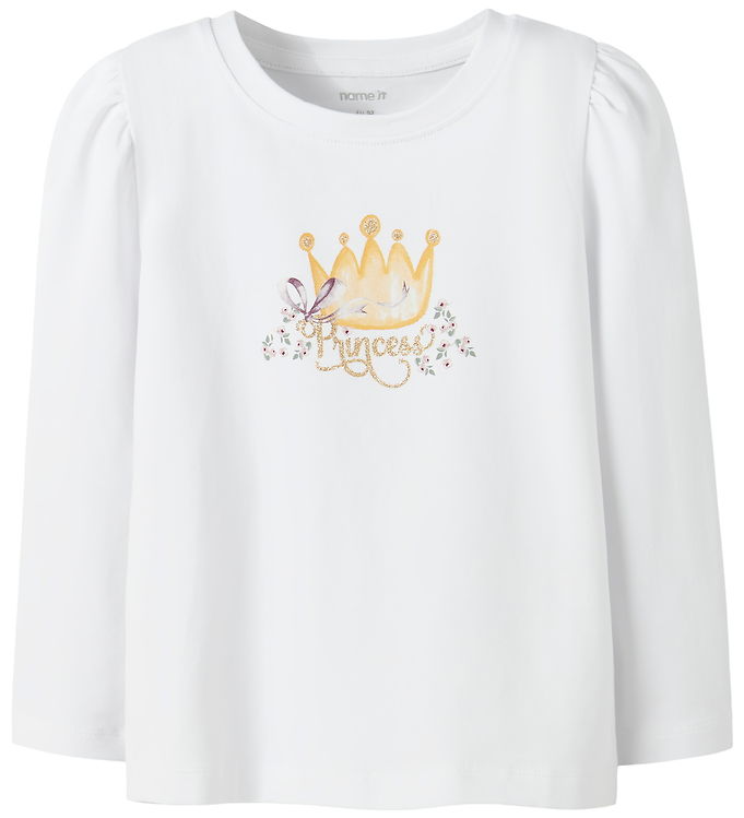 Name It Bluse - NmfRonesses - Bright White