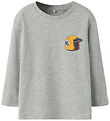 Name It Bluse - Nmmradolf - Grey Melange Name It Bluse - Nmmradolf - Grey Melange