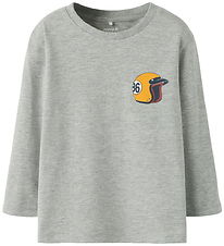 Name It Bluse - Nmmradolf - Grey Melange Name It Bluse - Nmmradolf - Grey Melange