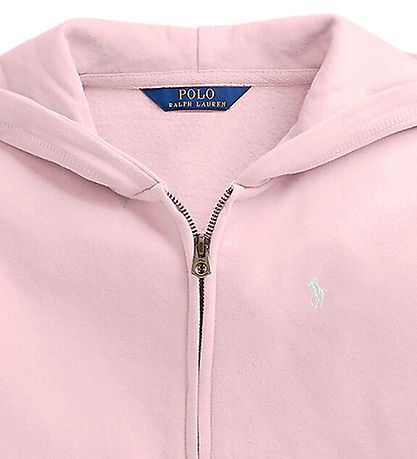 Polo Ralph Lauren Cardigan m. Hætte - Hint Of Pink