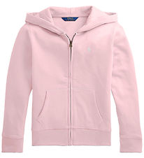 Polo Ralph Lauren Cardigan m. Hætte - Hint Of Pink