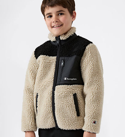 Champion Fleecejakke - Teddy - Neutral Chino Beige