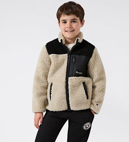 Champion Fleecejakke - Teddy - Neutral Chino Beige