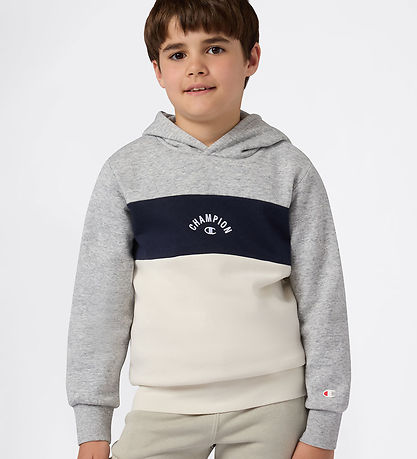 Champion Hættetrøje - New Oxford Grey Melange