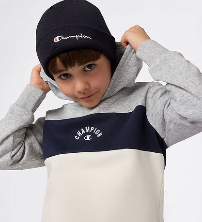 Champion Hættetrøje - New Oxford Grey Melange