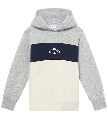 Champion Hættetrøje - New Oxford Grey Melange