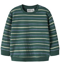 Name It Sweatshirt - NbmVimmer - Bistro Green/Stripes Name It Sweatshirt - NbmVimmer - Bistro Green/Stripes