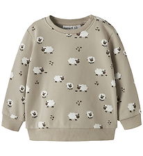 Name It Sweatshirt - NbmVimmer - Island Fossil/Sheep
