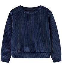 Name It Bluse - NmfVeloa - Velour - Navy Blazer