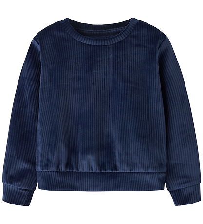 Name It Bluse - NmfVeloa - Velour - Navy Blazer Name It Bluse - NmfVeloa - Velour - Navy Blazer