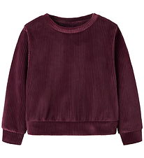 Name It Bluse - NmfVeloa - Velour - Burgundy