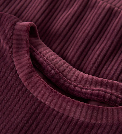 Name It Bluse - NmfVeloa - Velour - Burgundy