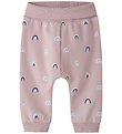 Name It Sweatpants - NbfVimone - Keepsake Lilac/Rainbow