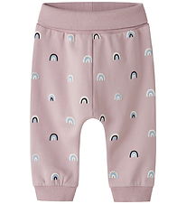Name It Sweatpants - NbfVimone - Keepsake Lilac/Rainbow