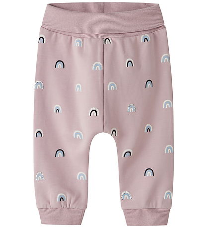 Name It Sweatpants - NbfVimone - Keepsake Lilac/Rainbow