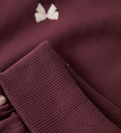 Name It Sweatpants - NbfVimone - Burgundy/Bow Name It Sweatpants - NbfVimone - Burgundy/Bow