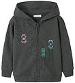 Name It Cardigan m. Hætte - NmmVoltinus - Dark Grey Melange/Cars Name It Cardigan m. Hætte - NmmVoltinus - Dark Grey Melange/Cars