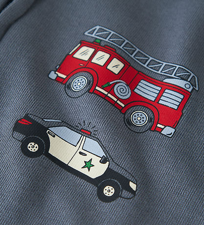 Name It Cardigan m. Hætte - NmmVoltinus - Flint Stone/Fire Truck Name It Cardigan m. Hætte - NmmVoltinus - Flint Stone/Fire Truck
