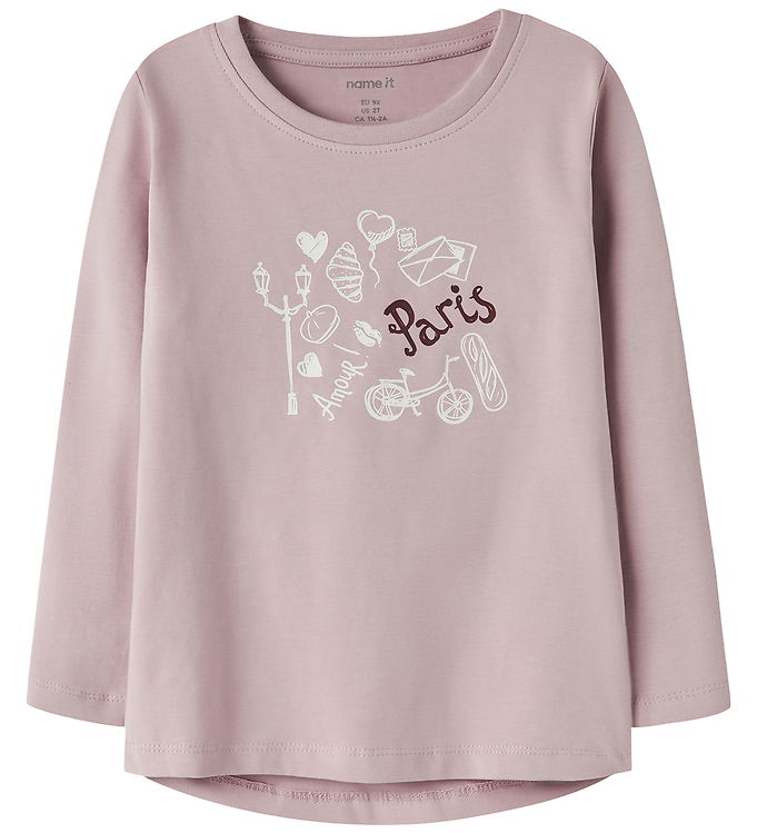 Name It Bluse - NmfVix - Keepsake Lilac/Paris