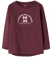 Name It Bluse - NmfVix - Burgundy/Cerises Name It Bluse - NmfVix - Burgundy/Cerises
