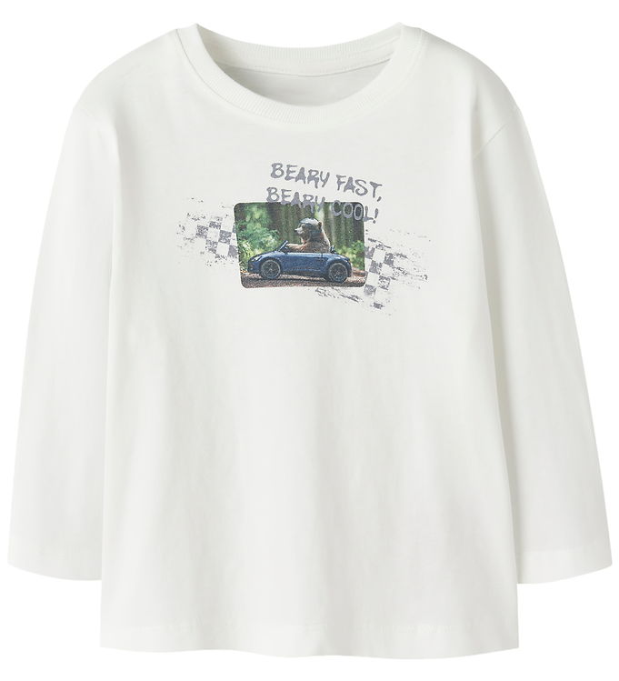 Name It Bluse - NmmVoto - Cloud Dancer/Bear Car