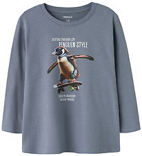 Name It Bluse - NmmVoto - Flint Stone/Penquin Name It Bluse - NmmVoto - Flint Stone/Penquin