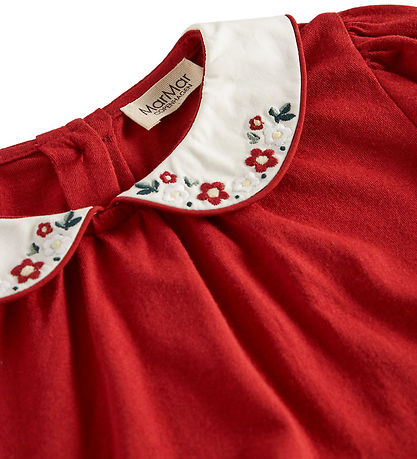 MarMar Kjole - Bomuld/Modal - Dielle - Hibiscus Red MarMar Kjole - Bomuld/Modal - Dielle - Hibiscus Red