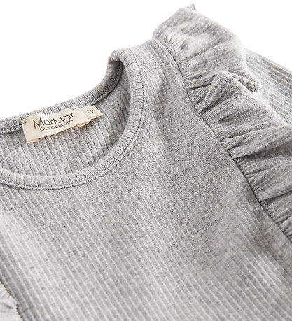 MarMar Kjole - Rib/Modal - Dikte - Light Grey Melange MarMar Kjole - Rib/Modal - Dikte - Light Grey Melange