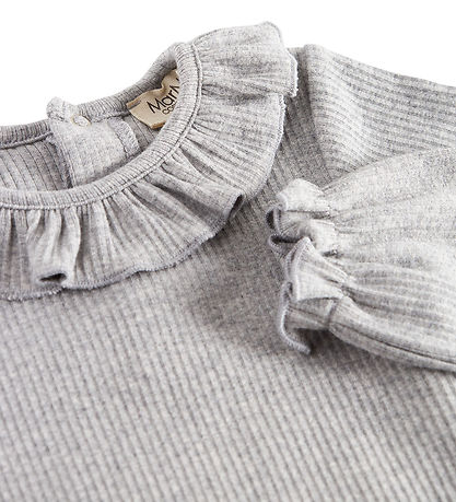 MarMar Body l/æ - Rib/Modal - Brandine - Light Grey Melange MarMar Body l/æ - Rib/Modal - Brandine - Light Grey Melange