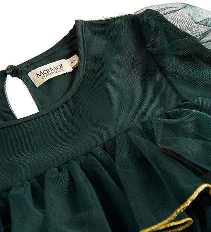 MarMar Kjole - Tyl - December - Dark Leaf MarMar Kjole - Tyl - December - Dark Leaf