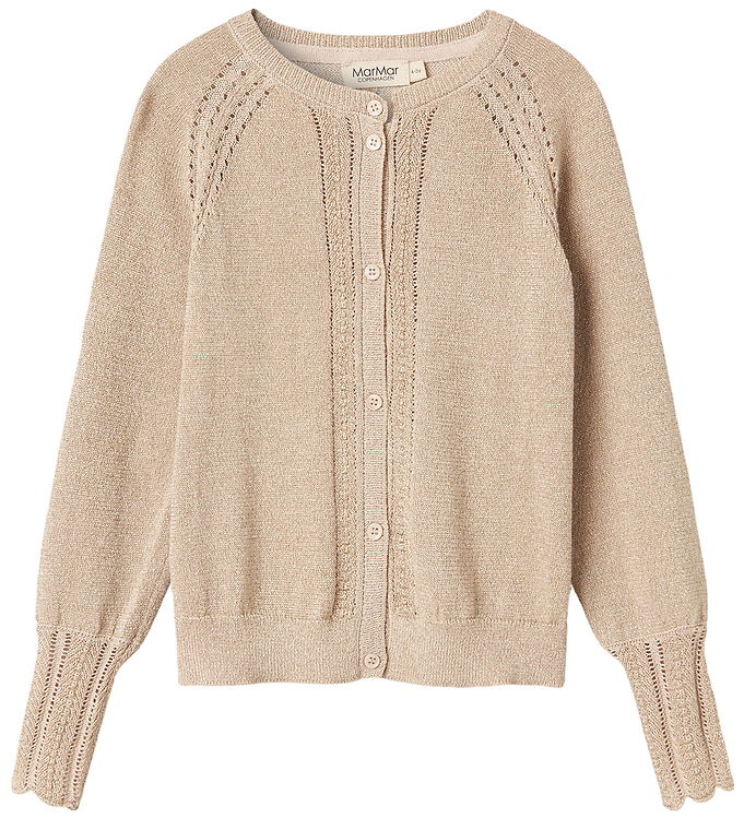 MarMar Cardigan - Strik - Tillie - Gold Glitter