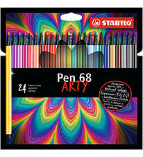 Stabilo Tuscher - Pen 68 Arty - 24 stk. - Multifarvet Stabilo Tuscher - Pen 68 Arty - 24 stk. - Multifarvet