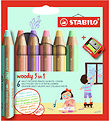 Stabilo Farveblyanter - Woody - 8806-2 - Pastel Stabilo Farveblyanter - Woody - 8806-2 - Pastel