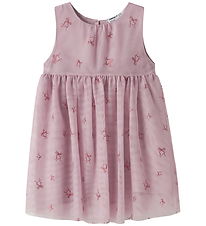 Name It Kjole - NmfVabos - Keepsake Lilac/Bows Name It Kjole - NmfVabos - Keepsake Lilac/Bows