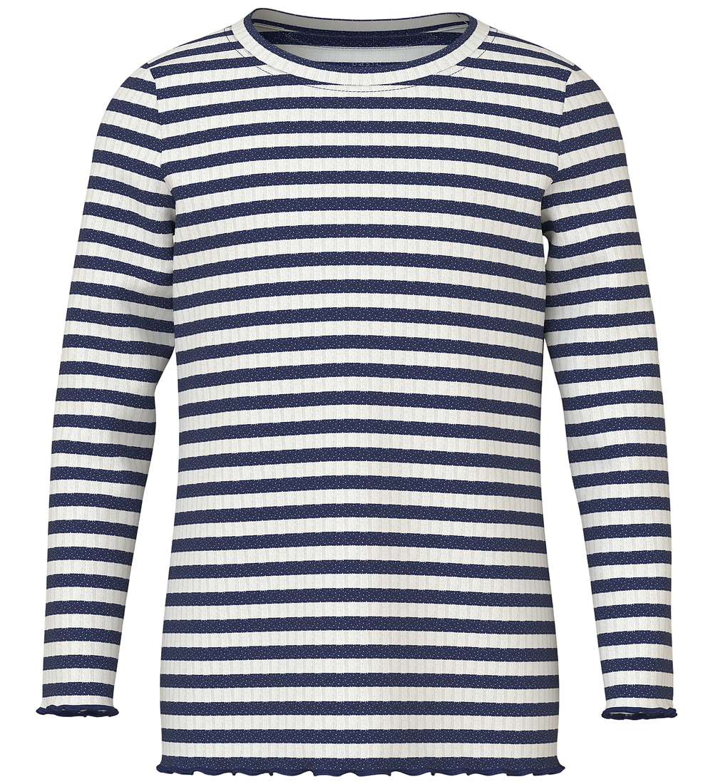 Name It Bluse - NmfVemma - Cloud Tänzerin/Leuchtfeuer Blue Strip - Name It - 4 Jahre (104) - Blusen