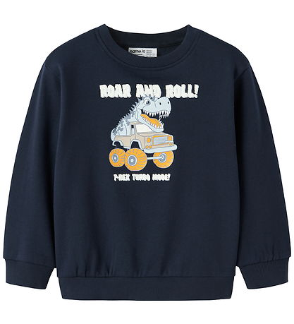 Name It Sweatshirt - Nmmvildar - Navy Blazer/Dino Car Name It Sweatshirt - Nmmvildar - Navy Blazer/Dino Car