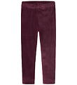 Name It Leggings - NmfVeloa - Velour - Burgundy