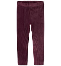 Name It Leggings - NmfVeloa - Velour - Burgundy Name It Leggings - NmfVeloa - Velour - Burgundy