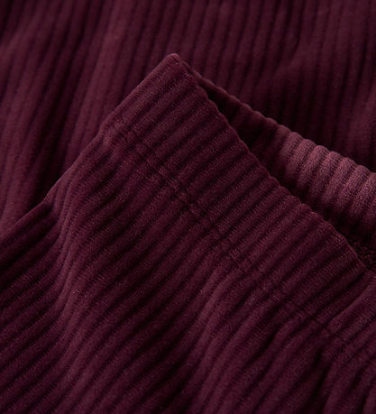 Name It Leggings - NmfVeloa - Velour - Burgundy Name It Leggings - NmfVeloa - Velour - Burgundy