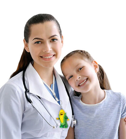 LEGO® Nøglering m. Lommelygte - LEGO® Corn Cob Guy