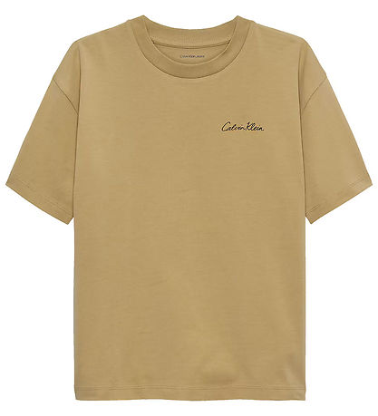 Calvin Klein T-shirt - Sandy Beige Calvin Klein T-shirt - Sandy Beige