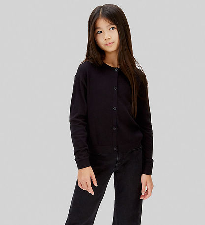 Calvin Klein Cardigan - Strik - Black