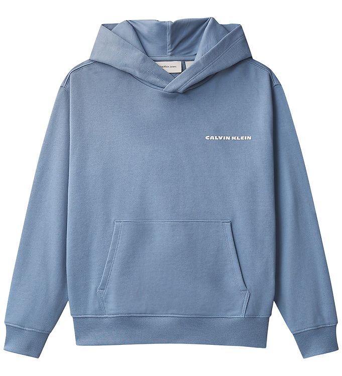 Calvin Klein Hættetrøje - Relaxed - Satin Blue