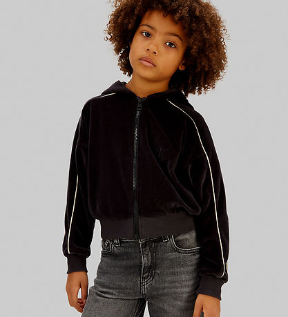 Calvin Klein Cardigan - Velour - Sort